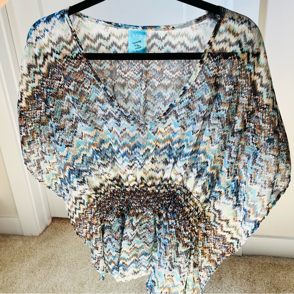 h.i.p. Chevron Patterned Blouse - Picture 6 of 10